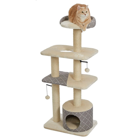 Feline Nuvo Catitude Cat Tower - Mushroom