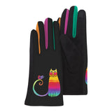 Laurel Burch™ "Rainbow Cats" Touch Screen Gloves