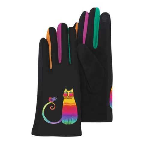 Laurel Burch™ "Rainbow Cats" Touch Screen Gloves