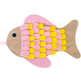 Fish Snuffle Mat, Toy & Feeder for Cats