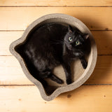 Cat Face Scratcher Bed