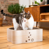 Cat Face Scratcher Bed