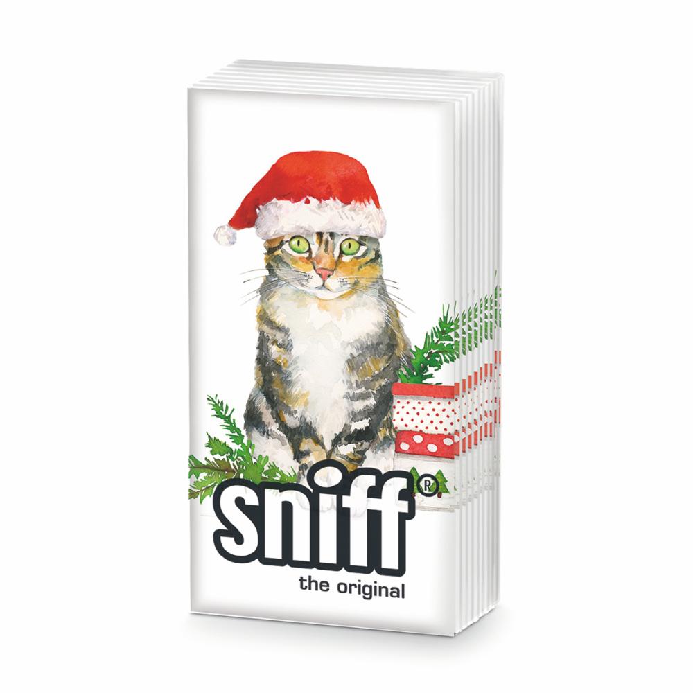 Sniff Christmas Cat Tissue - NEW!!!