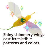 Crinkly Critters Bouncy Bee Adjustable Cat Wand Toy - NEW!!!