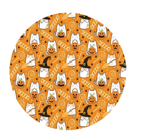 Pumpkin Cat Coasters