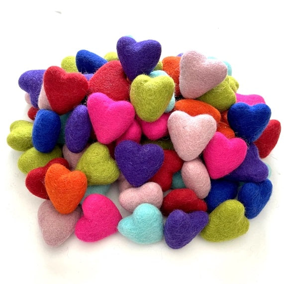 Heart Wool Cat Toy