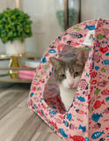 Pink Fishies Cat Hideaway - NEW!!!