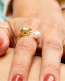 Cat's Cradle Adjustable 18K Gold Plated Ring - NEW!!!