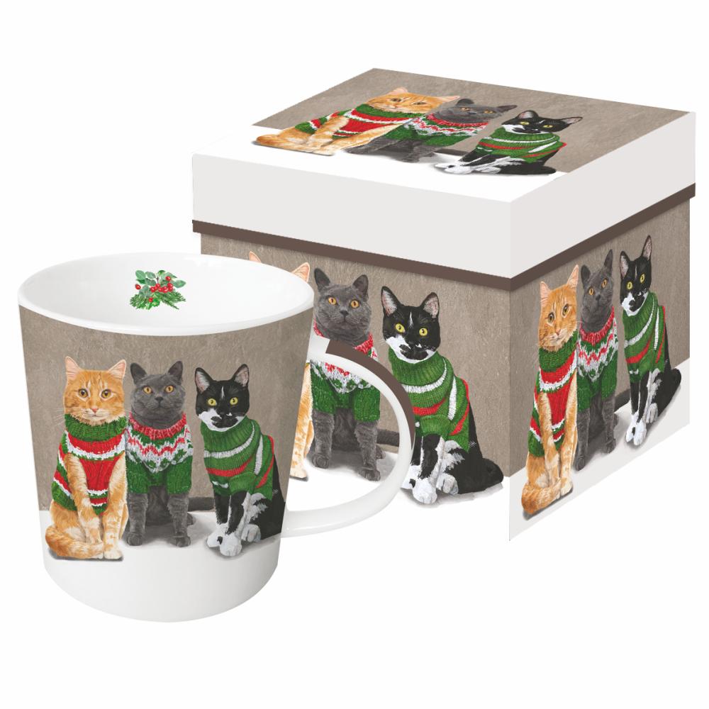 Sweater Cats Bone China Gift Mugs - NEW!!!