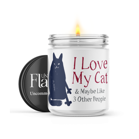 I Love My Cat 120-Hour Soy Candle - Personalize your Scent - NEW!!!