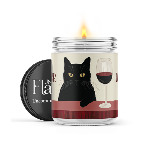 Cat Mother, Wine Lover 120-Hour Soy Candle - Personalize your Scent - NEW!!!
