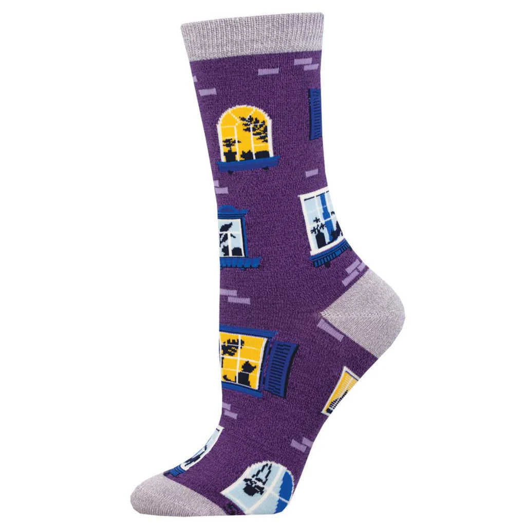 Window Cats Socks - NEW!!!