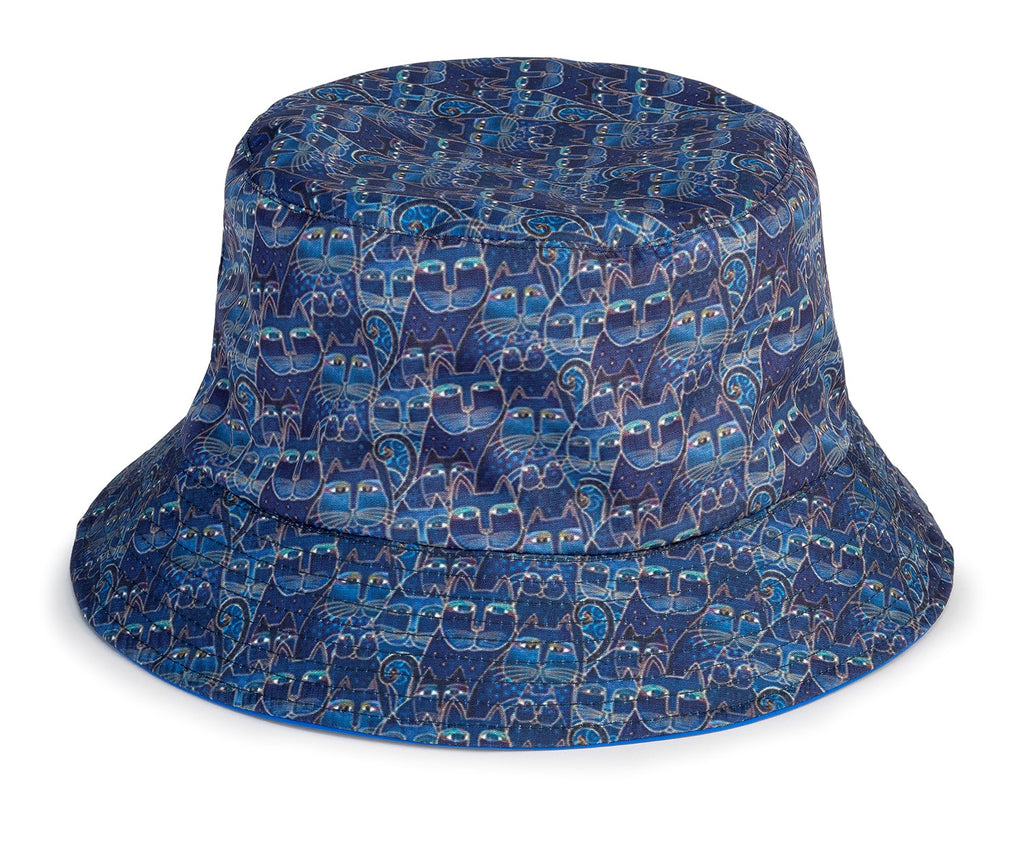 Laurel Burch™  Indigo Cats Reversible Bucket  Hat - SALE! - 40% OFF!!