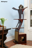 Lotus™ Cat Tree - Styled for the Design Conscious Cat Lover's Cat! - MAHOGANY