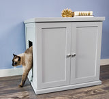 Refined Feline Deluxe Litter Box Cabinet - Regular Size