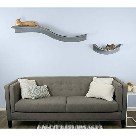 Lotus Branch Cat Shelf