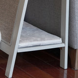 A-Frame Cat Bed and End Table - Smoke