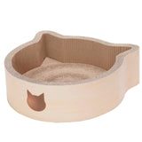 Cat Face Scratcher Bed