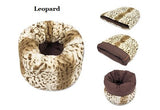 Luxurious 3-in-1 Snuggle Cat Bed - Four Beautiful Patterns!!