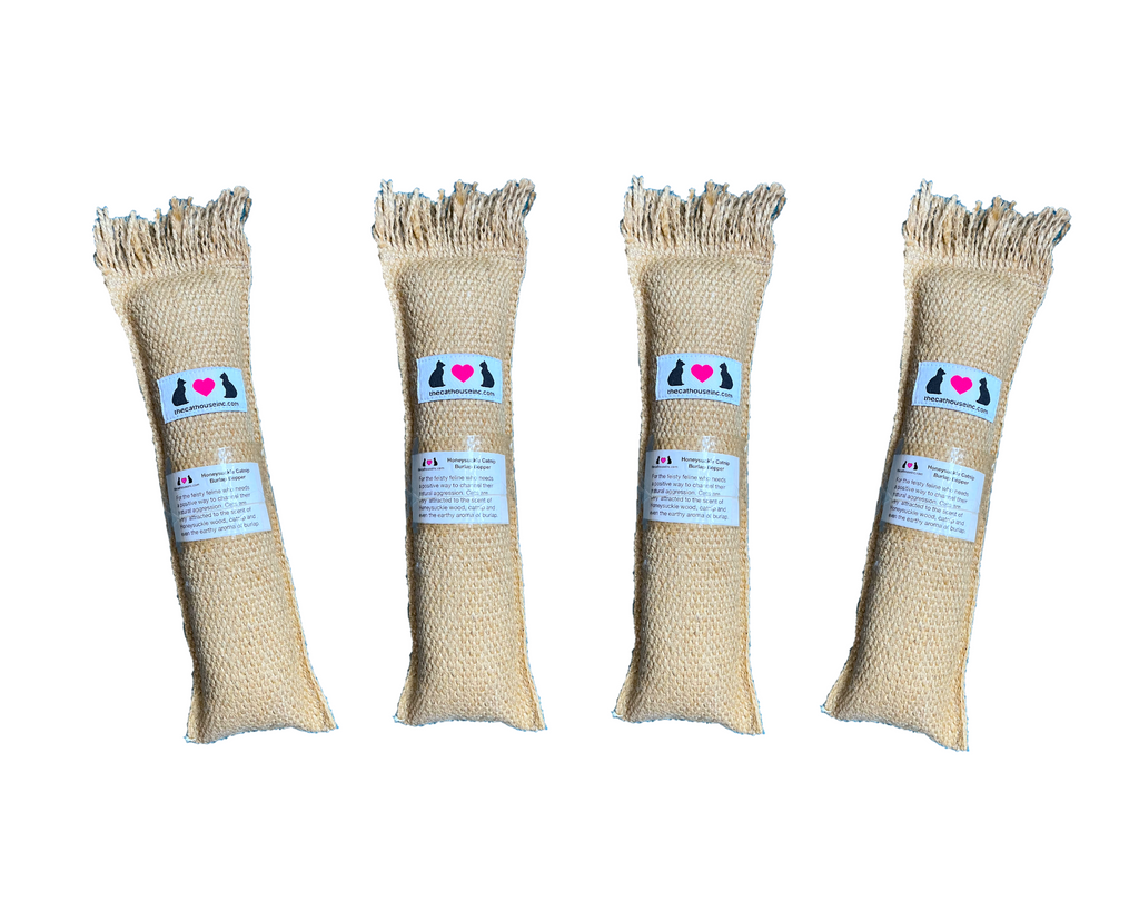 Honeysuckle & Catnip Burlap Bopper - NEW!!