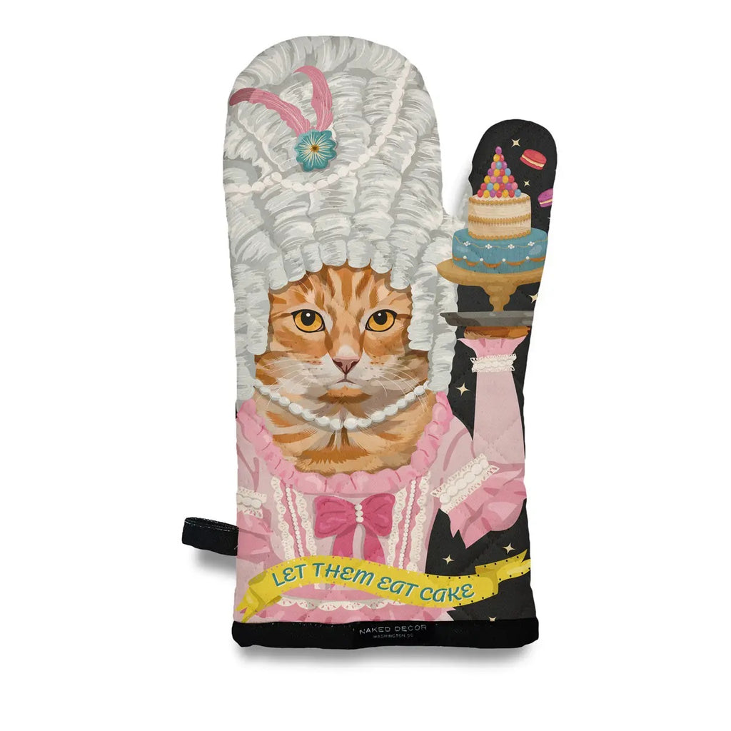 Marie Antoinette Let Them Eat Cake Cat Oven Mitt - NEW!!!