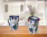 Handcrafted Ceramic Cat Mugs - 60% Off!