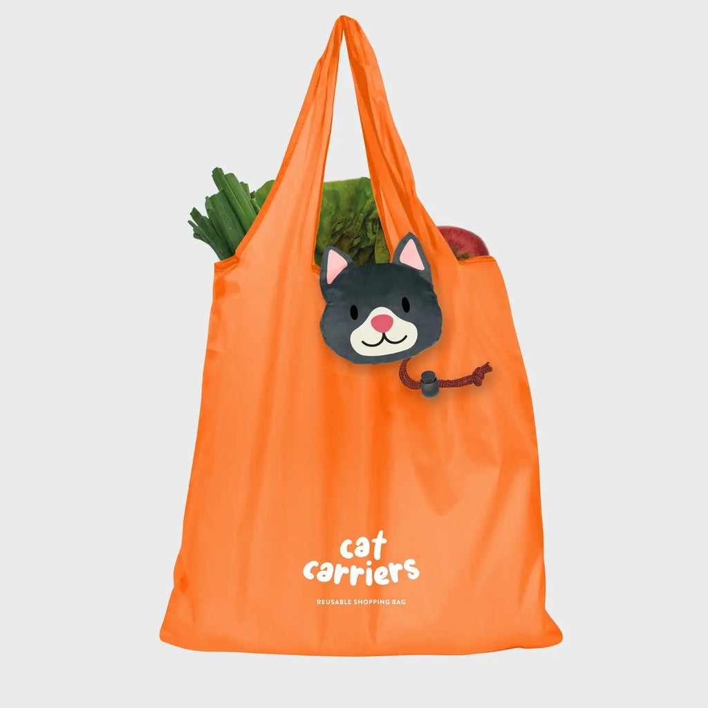 Fold-Up Kitty Face Shopping Tote - NEW!!!