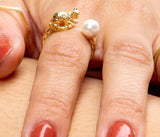 Cat's Cradle Adjustable 18K Gold Plated Ring - NEW!!!