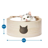 Cat Face Scratcher Bed