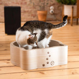 Cat Face Scratcher Bed