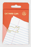 Cat Gold Paper Clips - NEW!!!