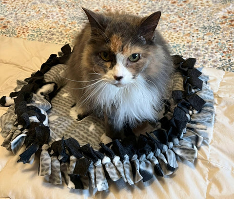 Self-Heating Round Cat Bed - NEW!!!