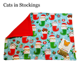 Cheezecat Holiday Cats Refillable Catnip Playmat