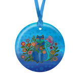 Laurel Burch™ Cerulean Cats Ornament