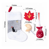 Holiday Cat Stocking with Toy Trio - NEW!!!