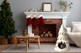 White Holiday Natural Wool Cat Tree Lounger - NEW!!!