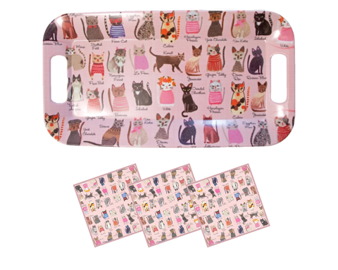 Cool Cats Melamine Serving Tray - NEW!!!