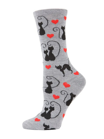 Curly Q Love Cats Socks - NEW!!!