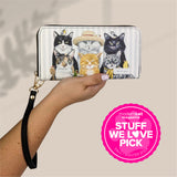 Mary Lake Thompson Cats Wristlet Bifold Wallet - NEW!!!