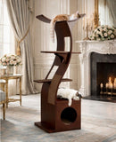 Lotus™ Cat Tree - Styled for the Design Conscious Cat Lover's Cat!  - ESPRESSO