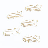 Gold Cat Paper Clips - NEW!!!