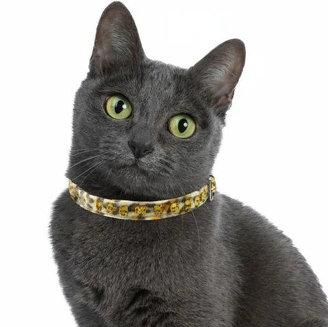 Leopard Print Cat Safety Collar- 2 Sizes Available