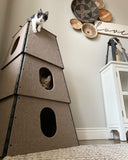 Happystack® Modular Cat Condo - Square Model - Extra Large Doorway Openings