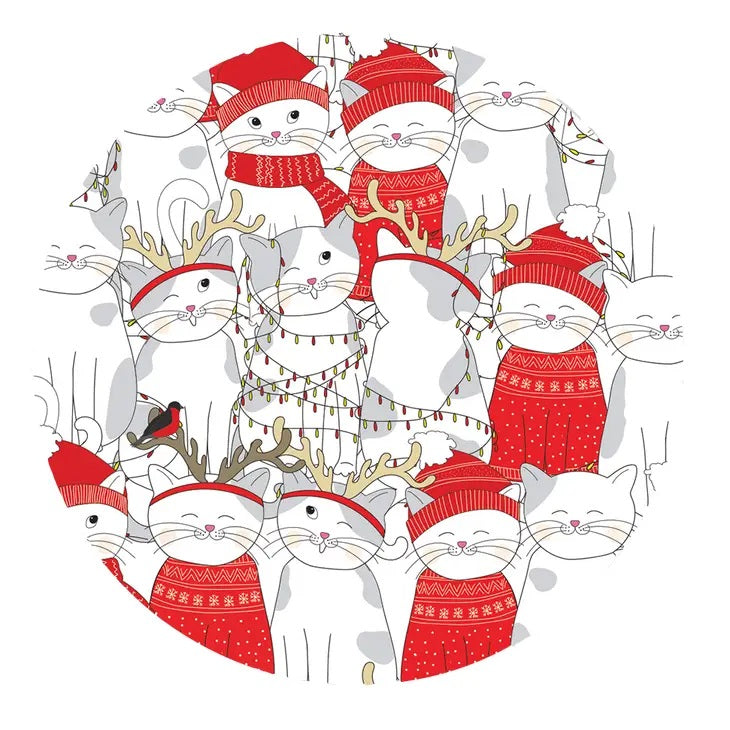 Happy Holiday Cat Coasters - NEW!!!