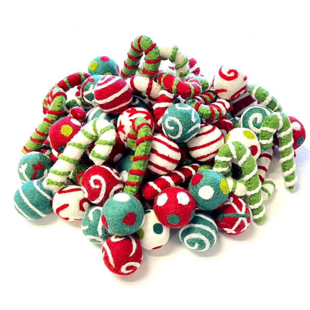 Holiday Wool Cat Toy- NEW!!!