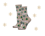 Fair Isle Cat Holiday Socks - SALE! - 25% OFF!!