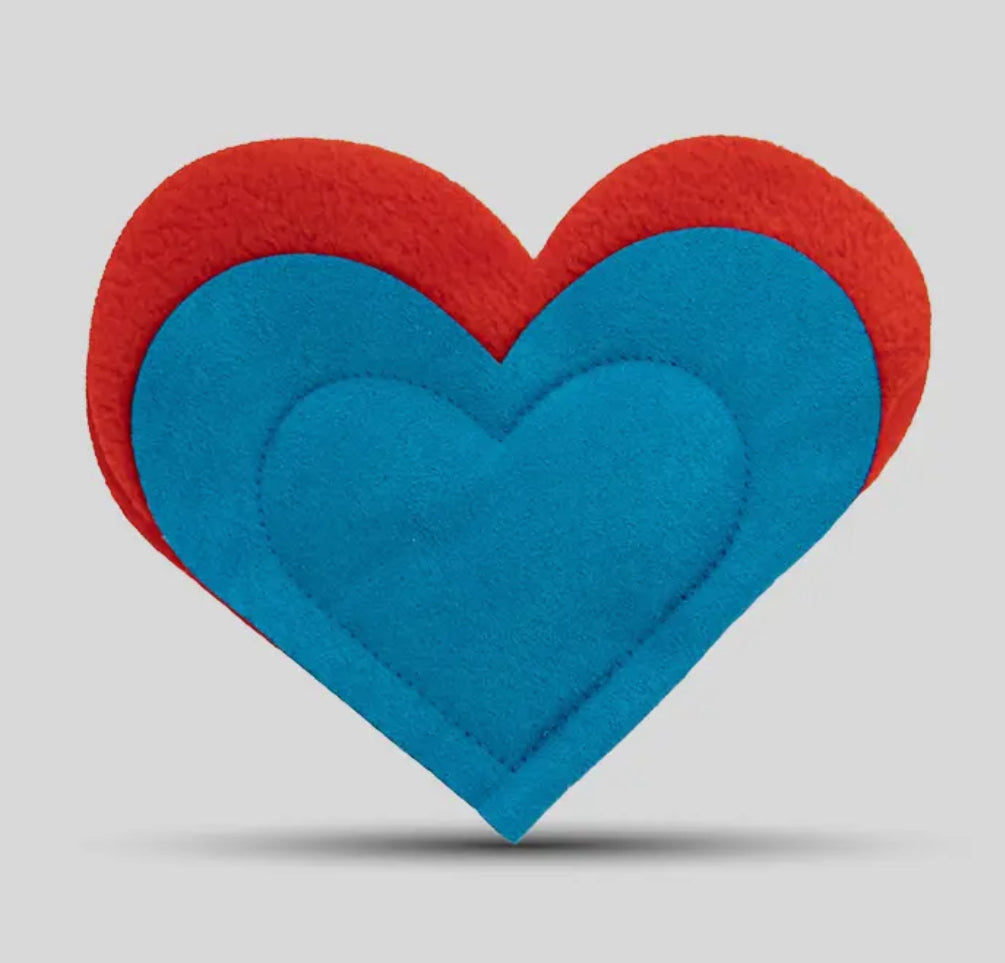 Cuddly Heart Faux Suede Catnip Toy - SALE! - 25% OFF!