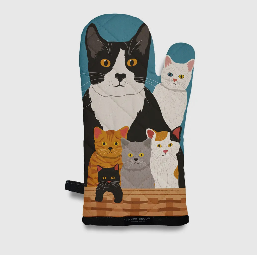 Cats in the Basket Kitty Cat Oven Mitt - NEW!!!