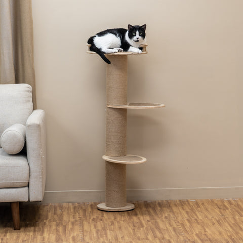 Three-Level Wall Mounted Activity Cat Tree - NEW!!!