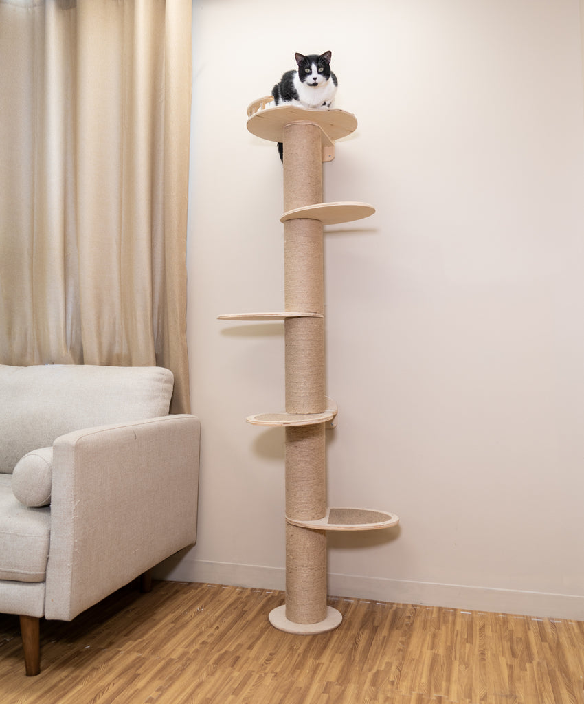 Five-Level Wall Mounted Activity Cat Tree - NEW!!!